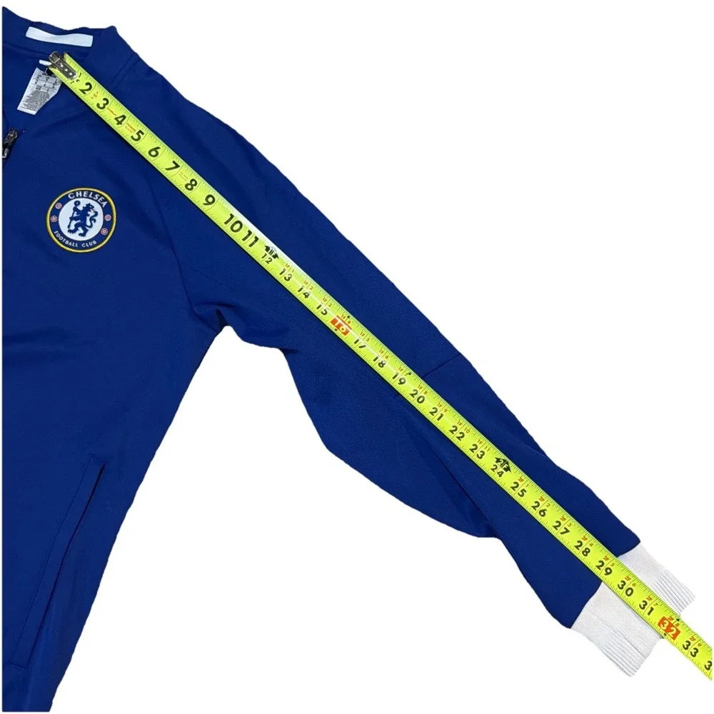 2016 Adidas Chelsea FC‎ Anthem Track Jacket Blue Size:M Mens